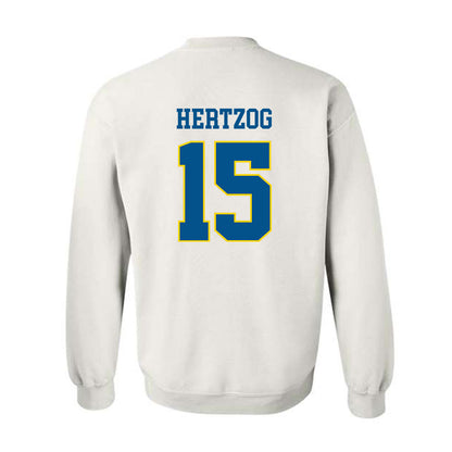 Delaware - Women's Ice Hockey : Ella Hertzog - Crewneck Sweatshirt-1