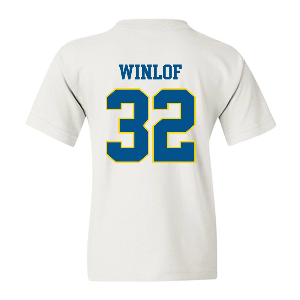 Delaware - Men's D2 Ice Hockey : Evan Winlof - Youth T-Shirt-1