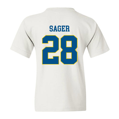 Delaware - Men's D2 Ice Hockey : Chris Sager - Youth T-Shirt-1
