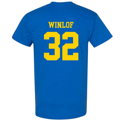 Delaware - Men's D2 Ice Hockey : Evan Winlof - T-Shirt-1