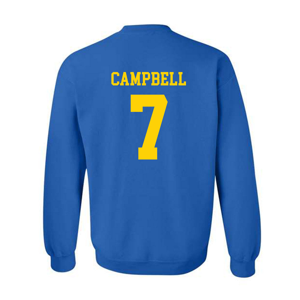 Delaware - Flag Football : Amara Campbell - Crewneck Sweatshirt-1