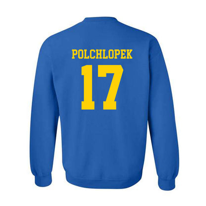 Delaware - Men's D2 Ice Hockey : Hubert Polchlopek - Crewneck Sweatshirt-1