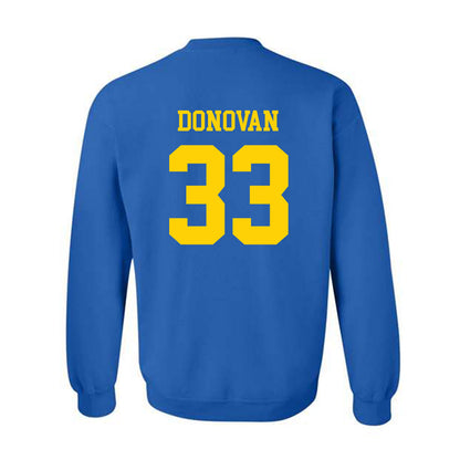 Delaware - Men's D2 Ice Hockey : Aaron Donovan - Crewneck Sweatshirt-1