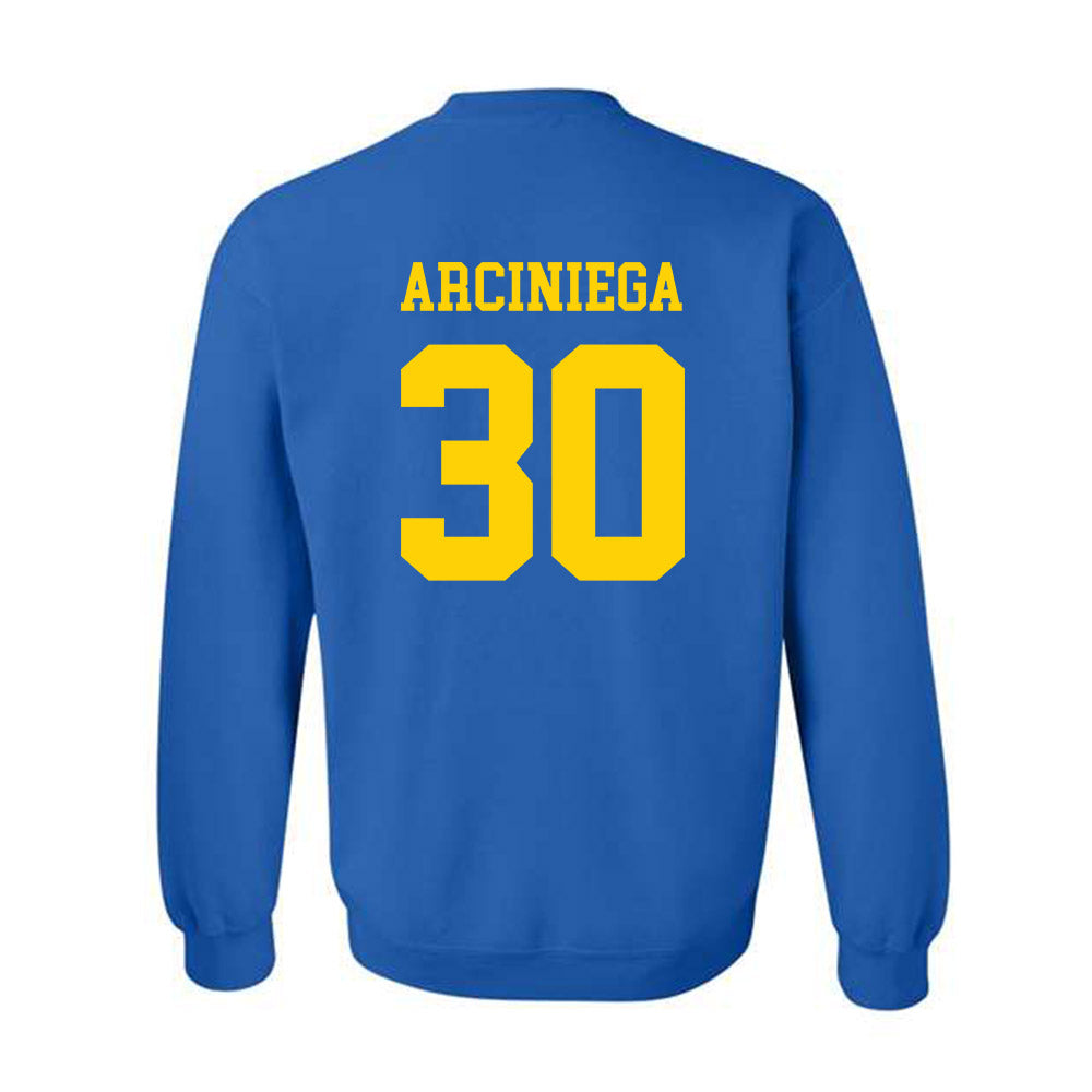 Delaware - Flag Football : Adison Arciniega - Crewneck Sweatshirt-1