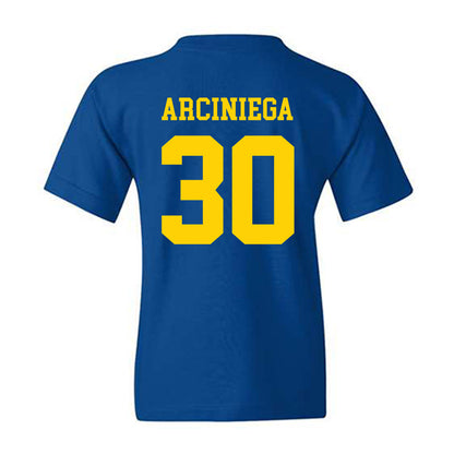 Delaware - Flag Football : Adison Arciniega - Youth T-Shirt-1