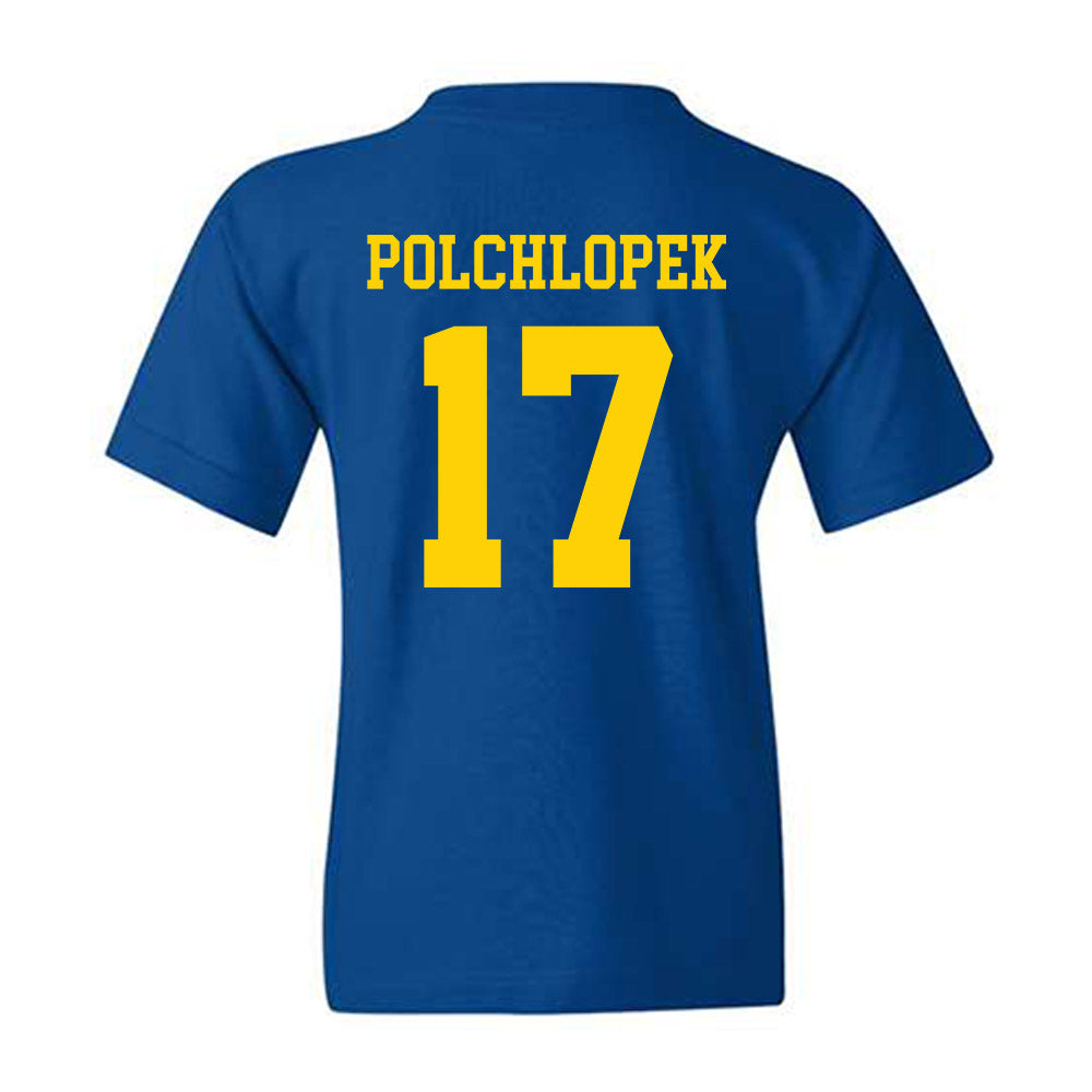 Delaware - Men's D2 Ice Hockey : Hubert Polchlopek - Youth T-Shirt-1