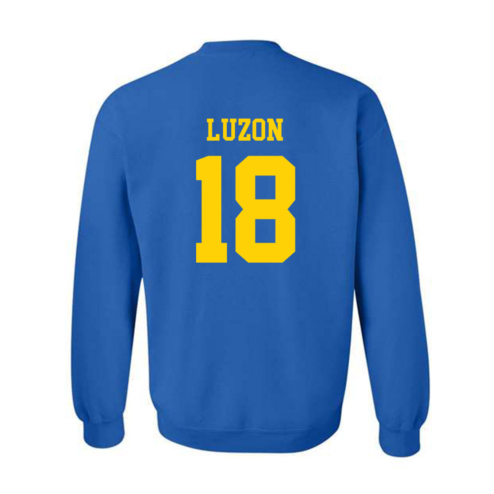 Delaware - Women's Ice Hockey : Paige Luzon - Crewneck Sweatshirt-1