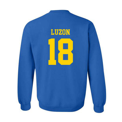 Delaware - Women's Ice Hockey : Paige Luzon - Crewneck Sweatshirt-1