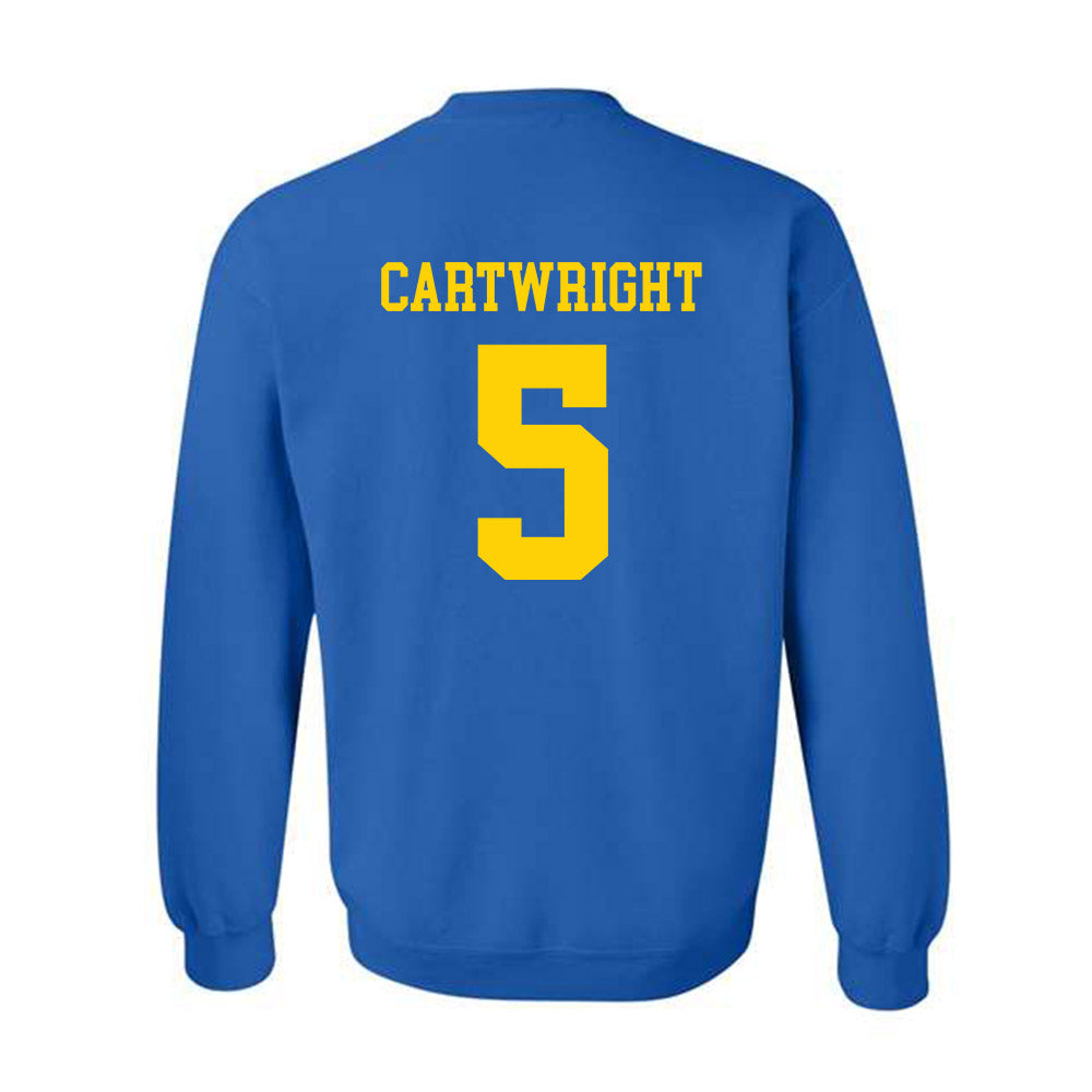 Delaware - Women's Ice Hockey : Melanie Cartwright - Crewneck Sweatshirt-1