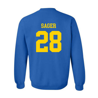 Delaware - Men's D2 Ice Hockey : Chris Sager - Crewneck Sweatshirt-1