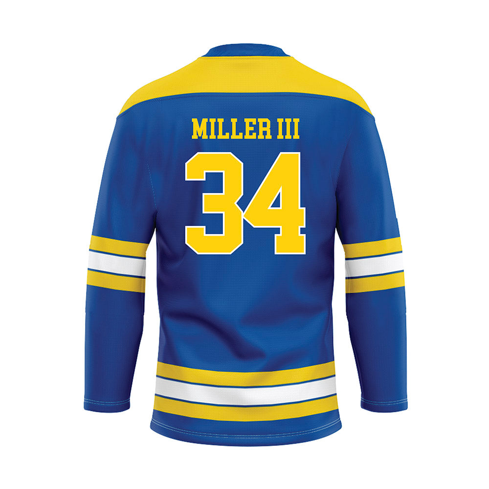 Delaware - Men's D3 Ice Hockey : Larry Miller III - Hockey Jersey-1