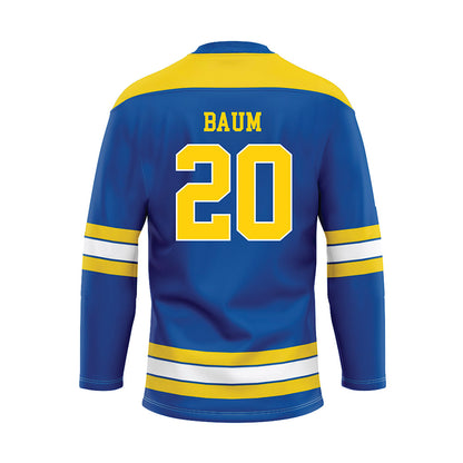 Delaware - Men's D2 Ice Hockey : Theodore Baum - Hockey Jersey-1