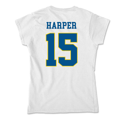 Delaware - Flag Football : Elsie Harper - Soft Style Women’s T-Shirt-1