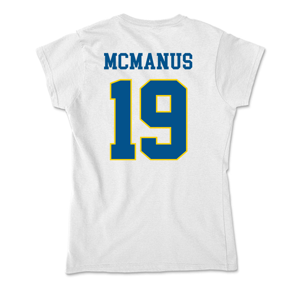Delaware - Men's D2 Ice Hockey : Owen McManus - Soft Style Women’s T-Shirt-1