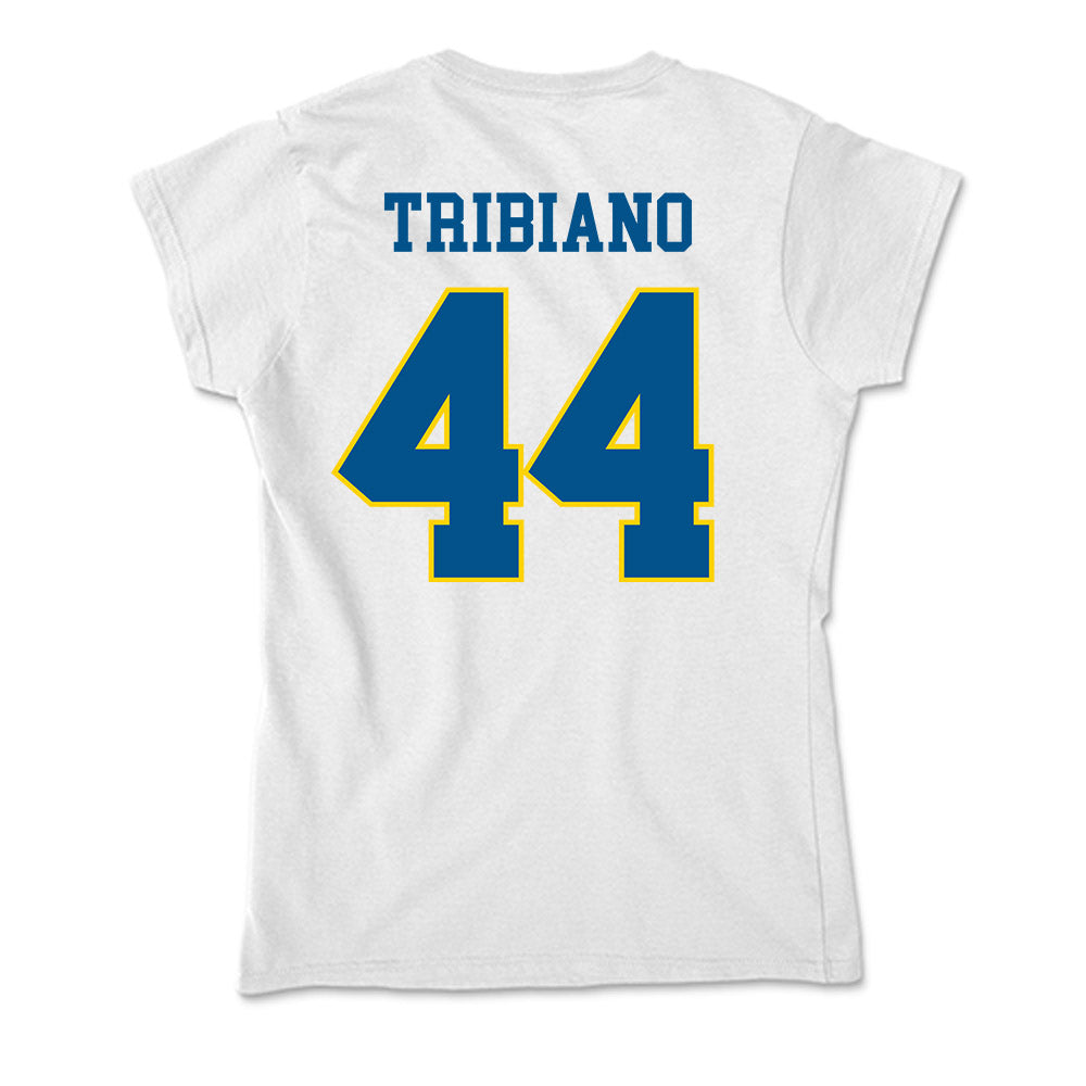Delaware - Flag Football : Julia Tribiano - Soft Style Women’s T-Shirt-1