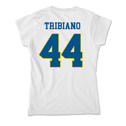 Delaware - Flag Football : Julia Tribiano - Soft Style Women’s T-Shirt-1