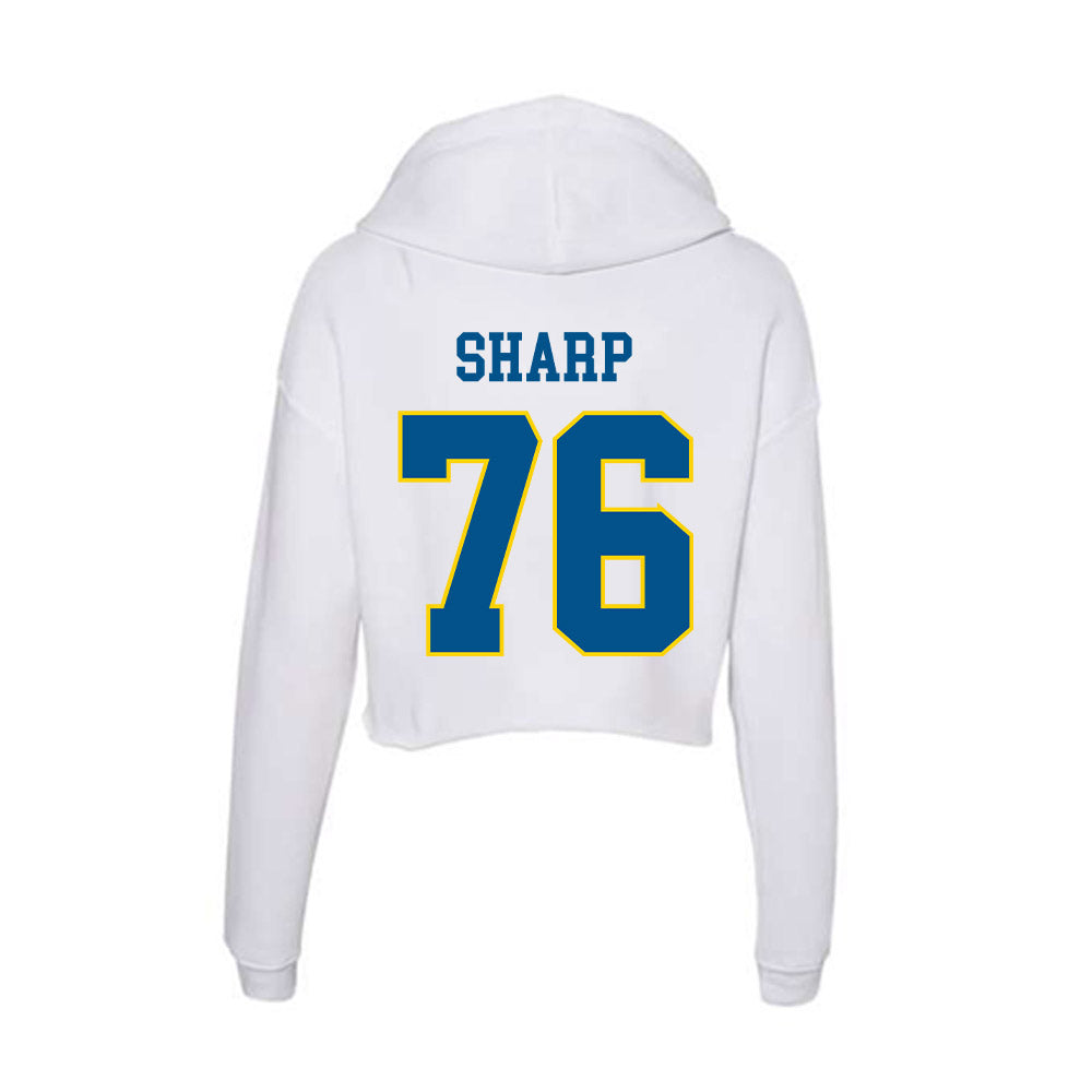 Delaware - Women's Ice Hockey : Lilian Sharp - Women's Crop Fleece Hoodie-1
