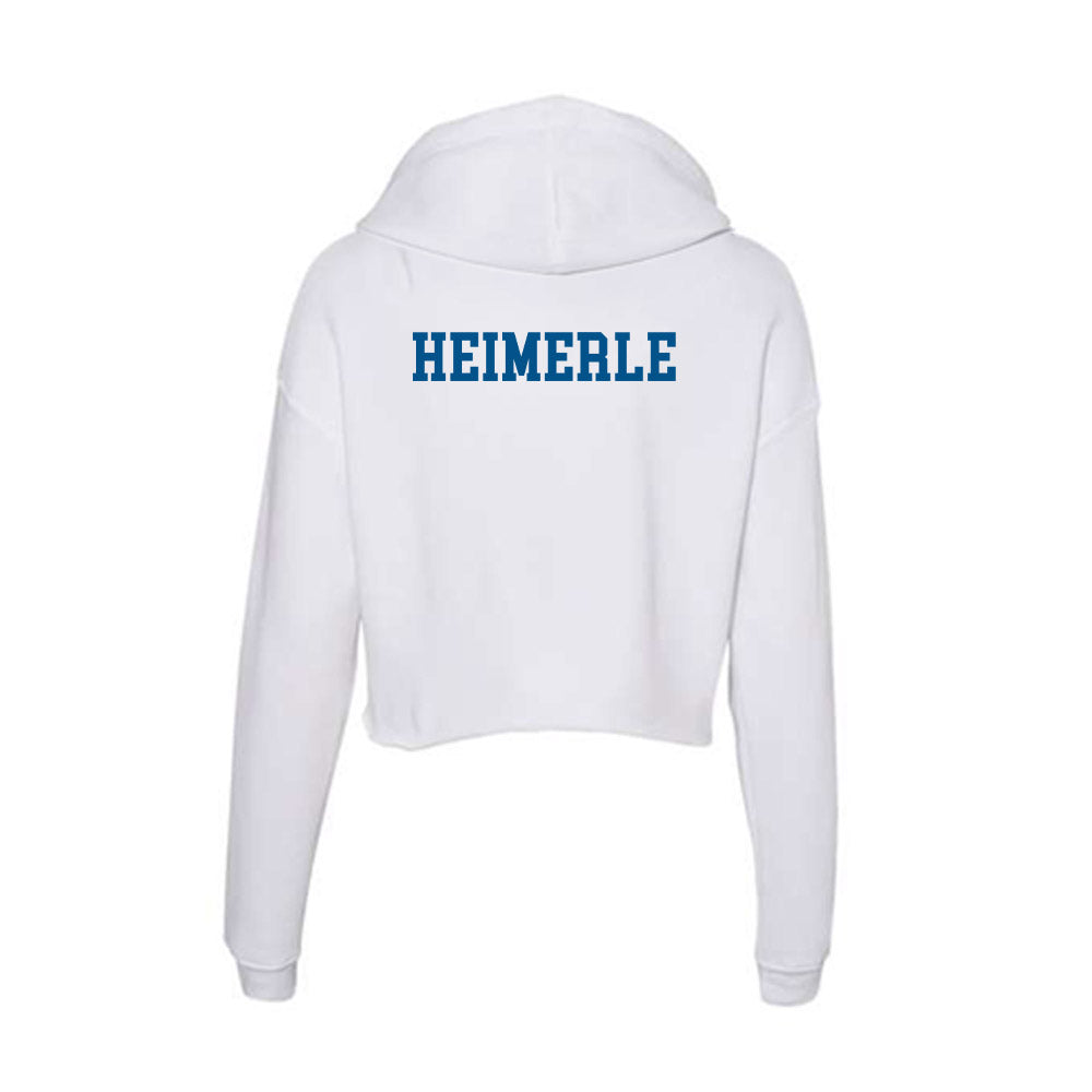 Delaware - Women's Rugby : Caitlyn Heimerle - Women's Crop Fleece Hoodie-1