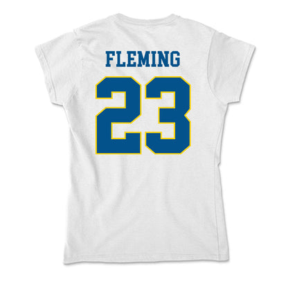 Delaware - Men's D2 Ice Hockey : Brendan Fleming - Soft Style Women’s T-Shirt-1