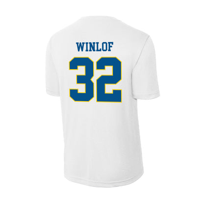Delaware - Men's D2 Ice Hockey : Evan Winlof - Activewear T-Shirt-1