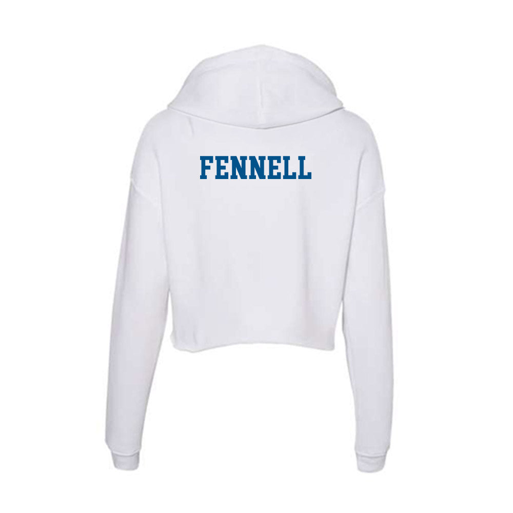 Delaware - Figure Skating : Ava Fennell - Women's Crop Fleece Hoodie-1