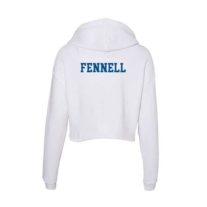 Delaware - Figure Skating : Ava Fennell - Women's Crop Fleece Hoodie-1