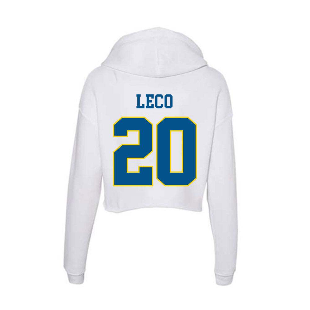 Delaware - Women's Rugby : Emily Leco - Women's Crop Fleece Hoodie-1