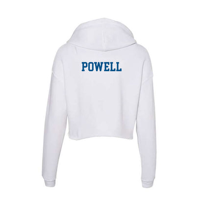 Delaware - Figure Skating : Sarah Powell - Women's Crop Fleece Hoodie-1