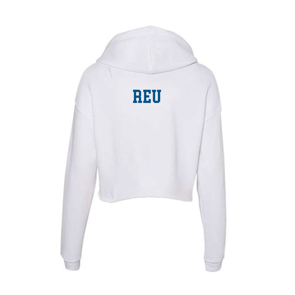 Delaware - Figure Skating : Michaela Reu - Women's Crop Fleece Hoodie-1