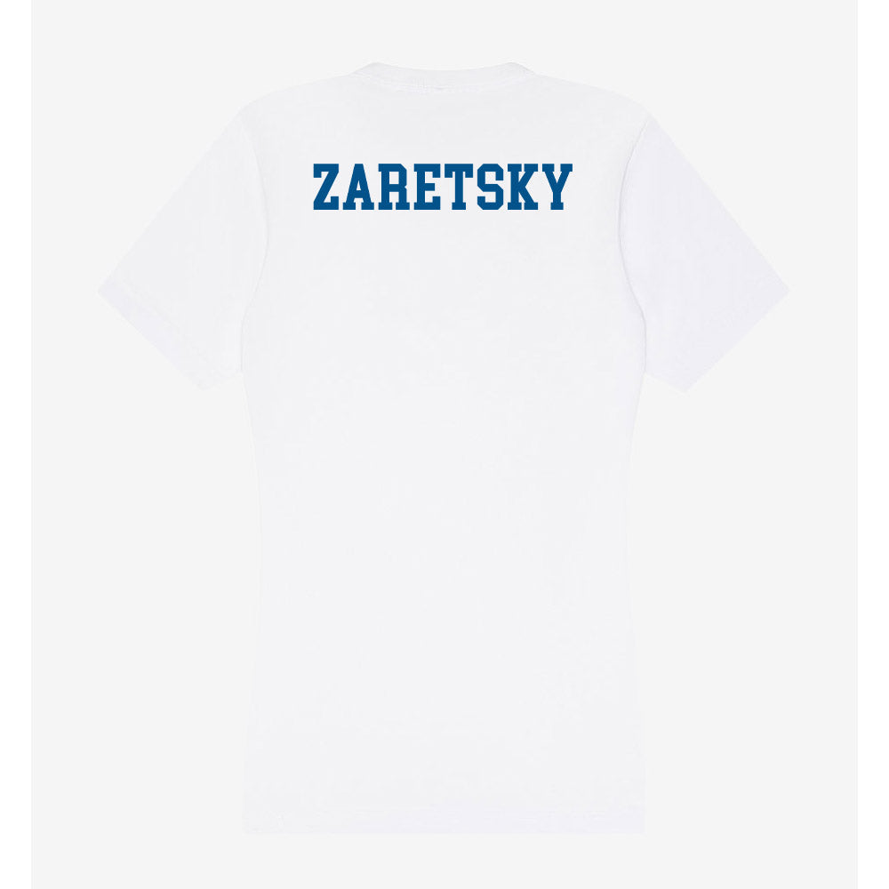 Delaware - Wrestling : Abe Zaretsky - Women's V-Neck T-Shirt-1