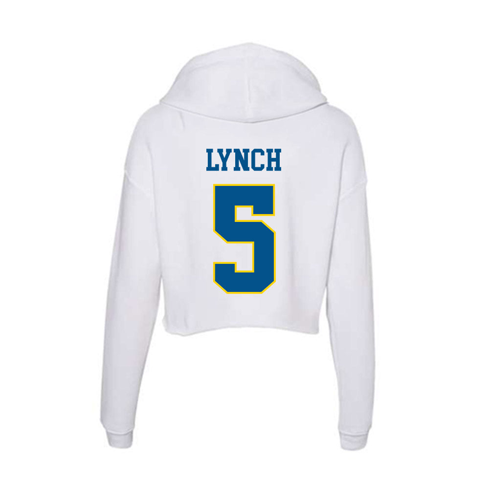 Delaware - Women's Rugby : Jordan Lynch - Women's Crop Fleece Hoodie-1