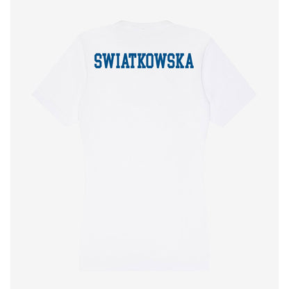 Delaware - Figure Skating : Carolina Swiatkowska - Women's V-Neck T-Shirt-1