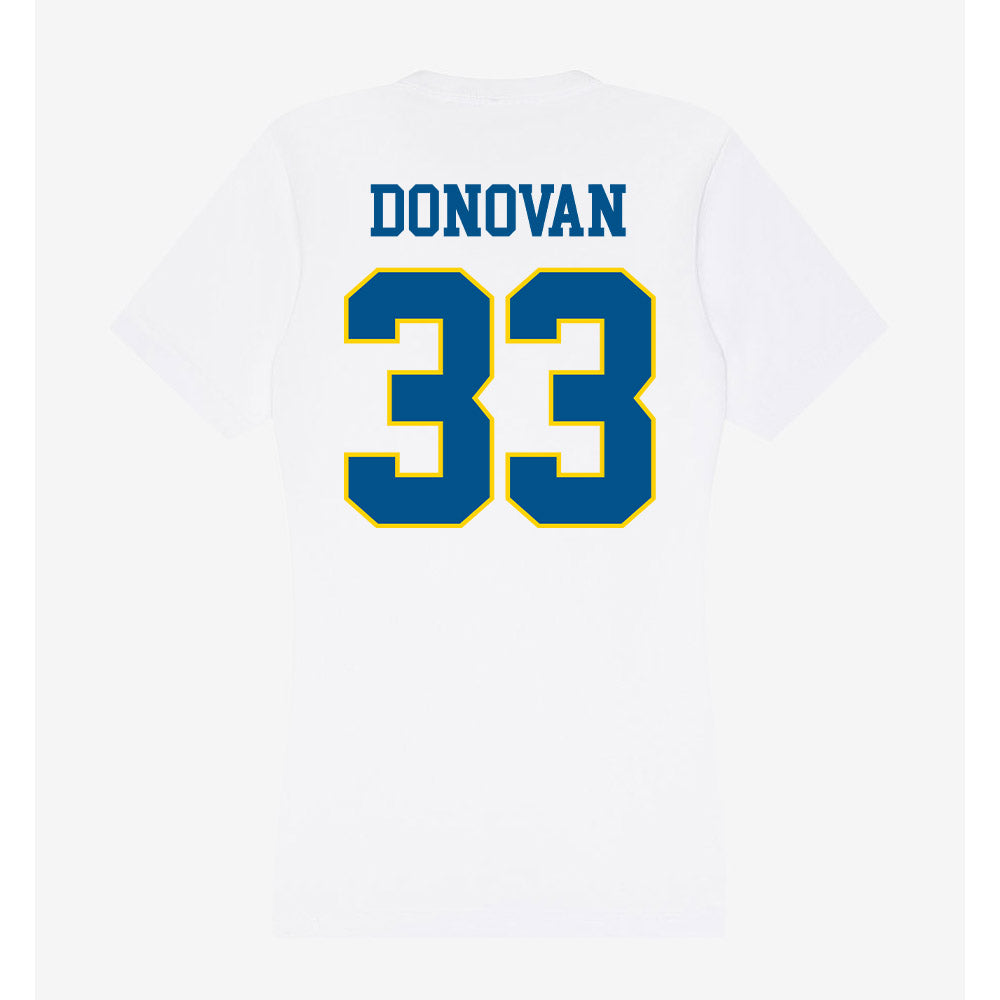 Delaware - Men's D2 Ice Hockey : Aaron Donovan - Women's V-Neck T-Shirt-1
