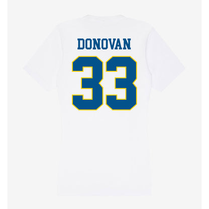 Delaware - Men's D2 Ice Hockey : Aaron Donovan - Women's V-Neck T-Shirt-1