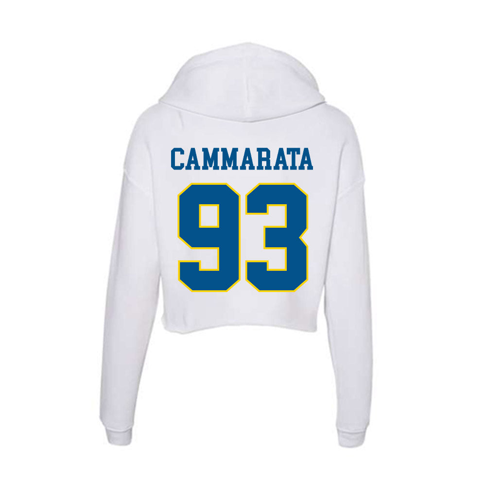Delaware - Women's Ice Hockey : Isabelle Cammarata - Women's Crop Fleece Hoodie-1