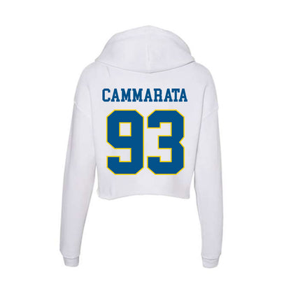 Delaware - Women's Ice Hockey : Isabelle Cammarata - Women's Crop Fleece Hoodie-1