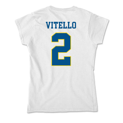 Delaware - Flag Football : Julia Vitello - Soft Style Women’s T-Shirt-1