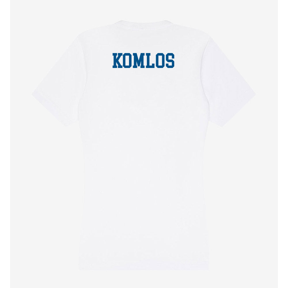 Delaware - Synchronized Skating : Leah Komlos - Women's V-Neck T-Shirt-1
