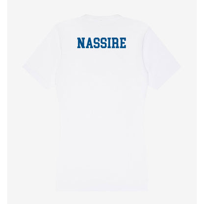 Delaware - Wrestling : Spencer Nassire - Women's V-Neck T-Shirt-1