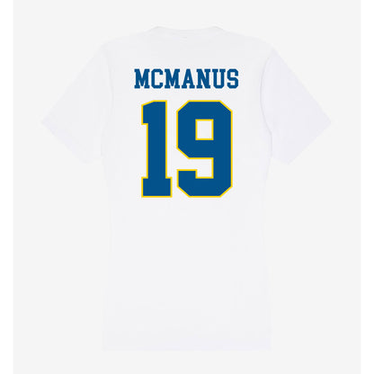 Delaware - Men's D2 Ice Hockey : Owen McManus - Women's V-Neck T-Shirt-1