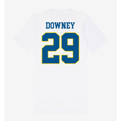 Delaware - Men's D2 Ice Hockey : Danny Downey - Women's V-Neck T-Shirt-1