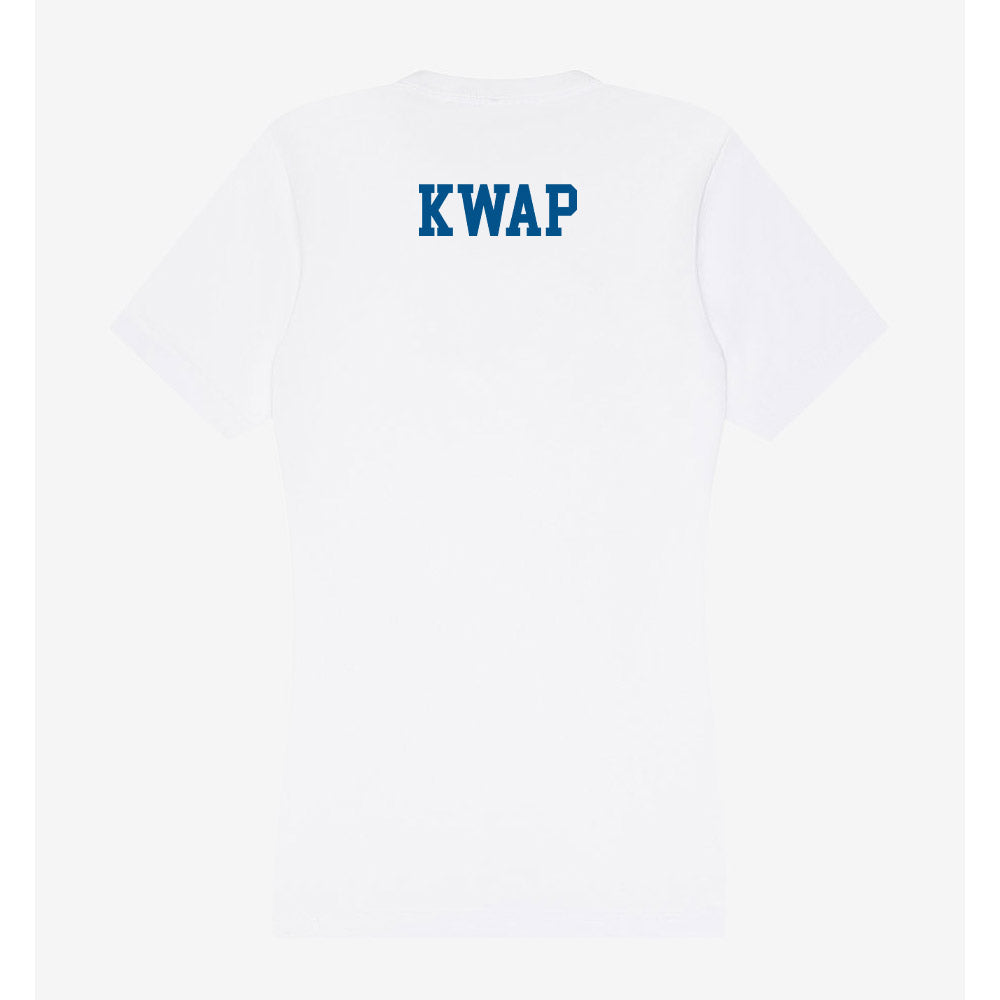 Delaware - Crew : John Kwap - Women's V-Neck T-Shirt-1