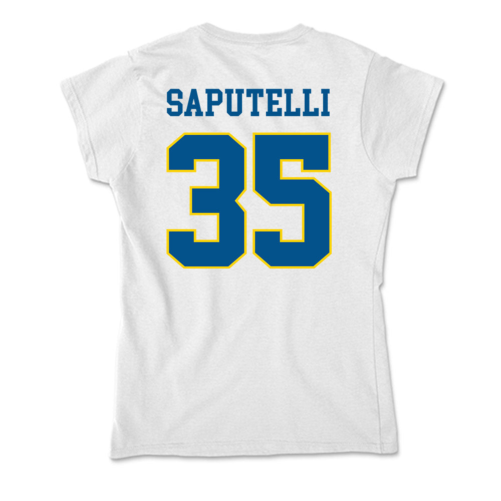 Delaware - Men's D2 Ice Hockey : Dominic Saputelli - Soft Style Women’s T-Shirt-1