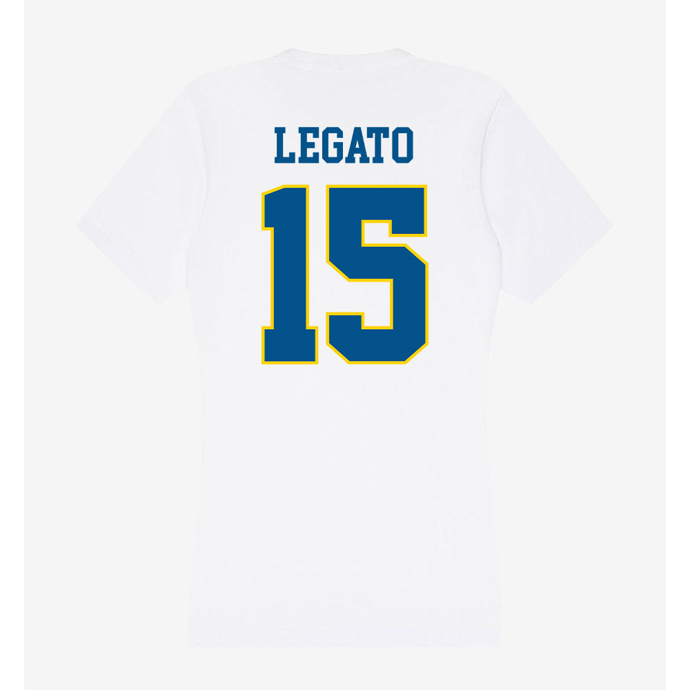 Delaware - Men's D2 Ice Hockey : Joseph Legato - Women's V-Neck T-Shirt-1