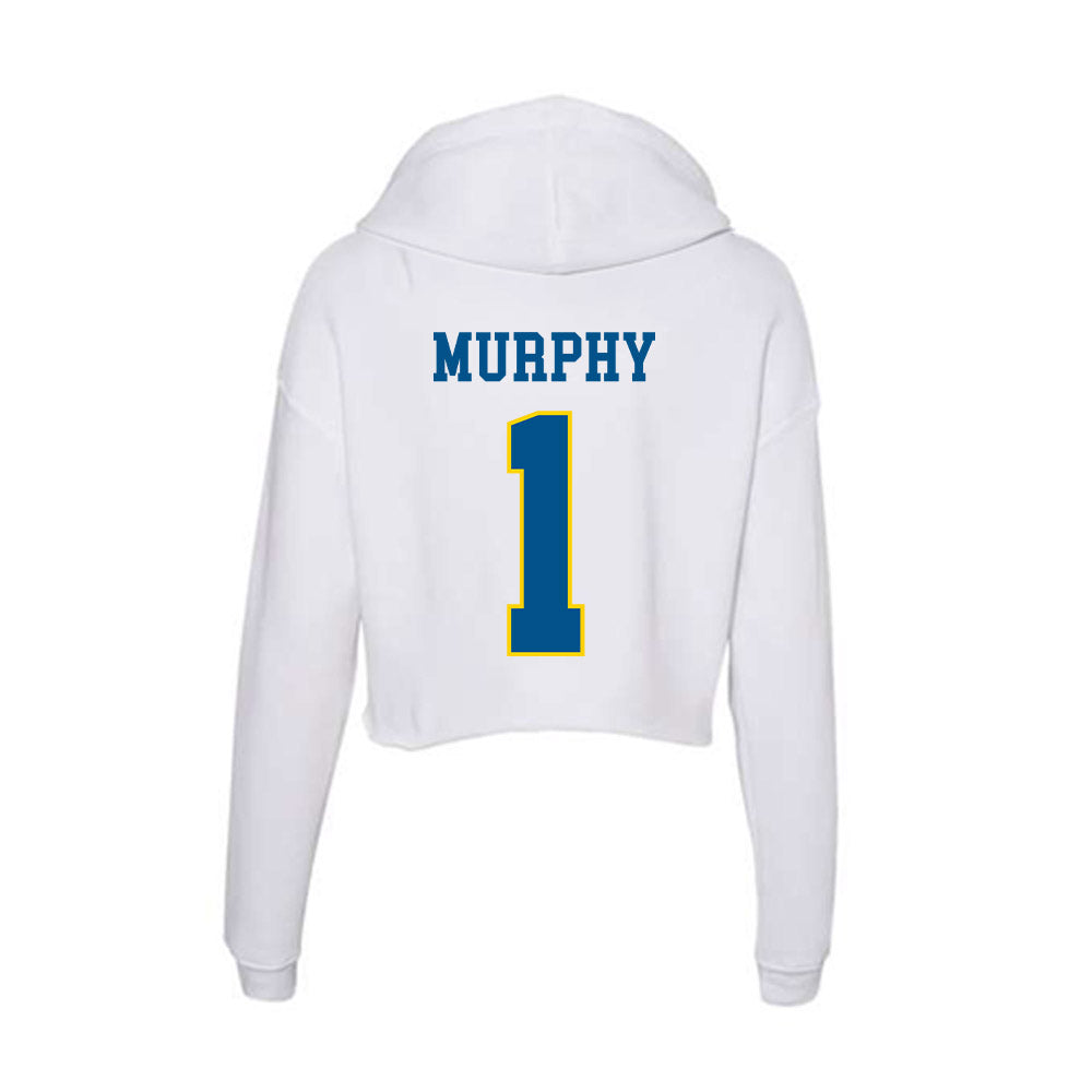 Delaware - Flag Football : Ariana Murphy - Women's Crop Fleece Hoodie-1
