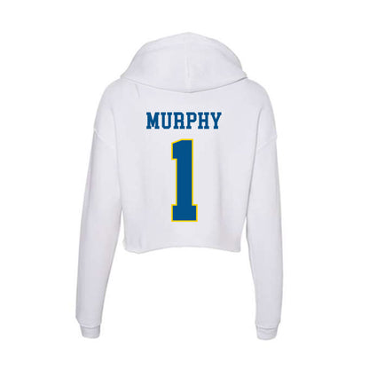 Delaware - Flag Football : Ariana Murphy - Women's Crop Fleece Hoodie-1