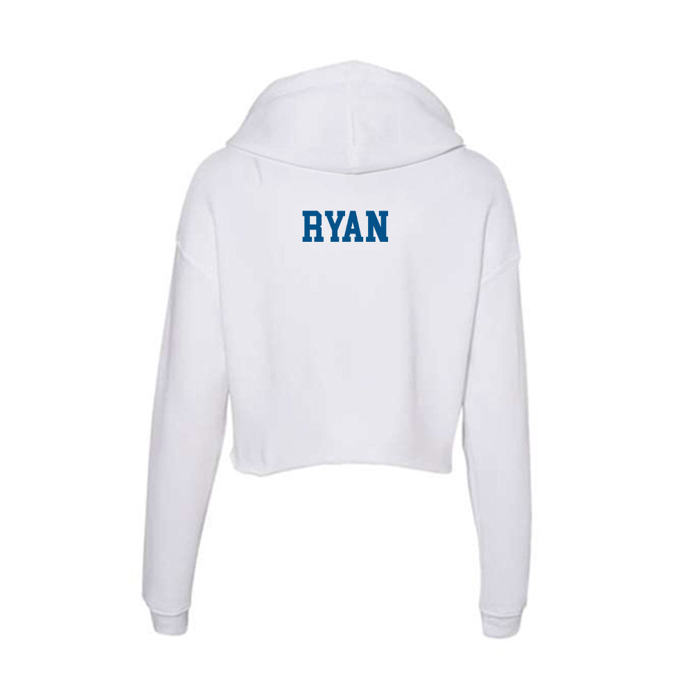 Delaware - Crew : James Ryan - Women's Crop Fleece Hooded Sweatshirt-1