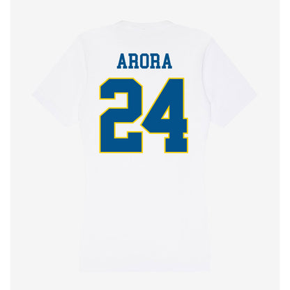 Delaware - Flag Football : Alysha Arora - Women's V-Neck T-Shirt-1