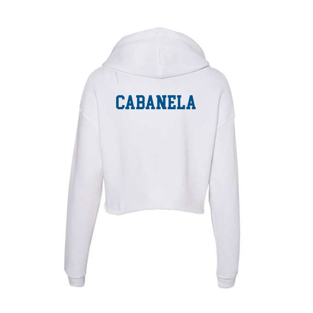 Delaware - Crew : Joshua Cabanela - Women's Crop Fleece Hoodie-1