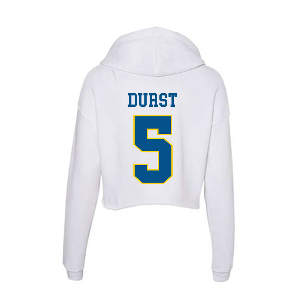 Delaware - Women's Rugby : Abby Durst - Women's Crop Fleece Hoodie-1